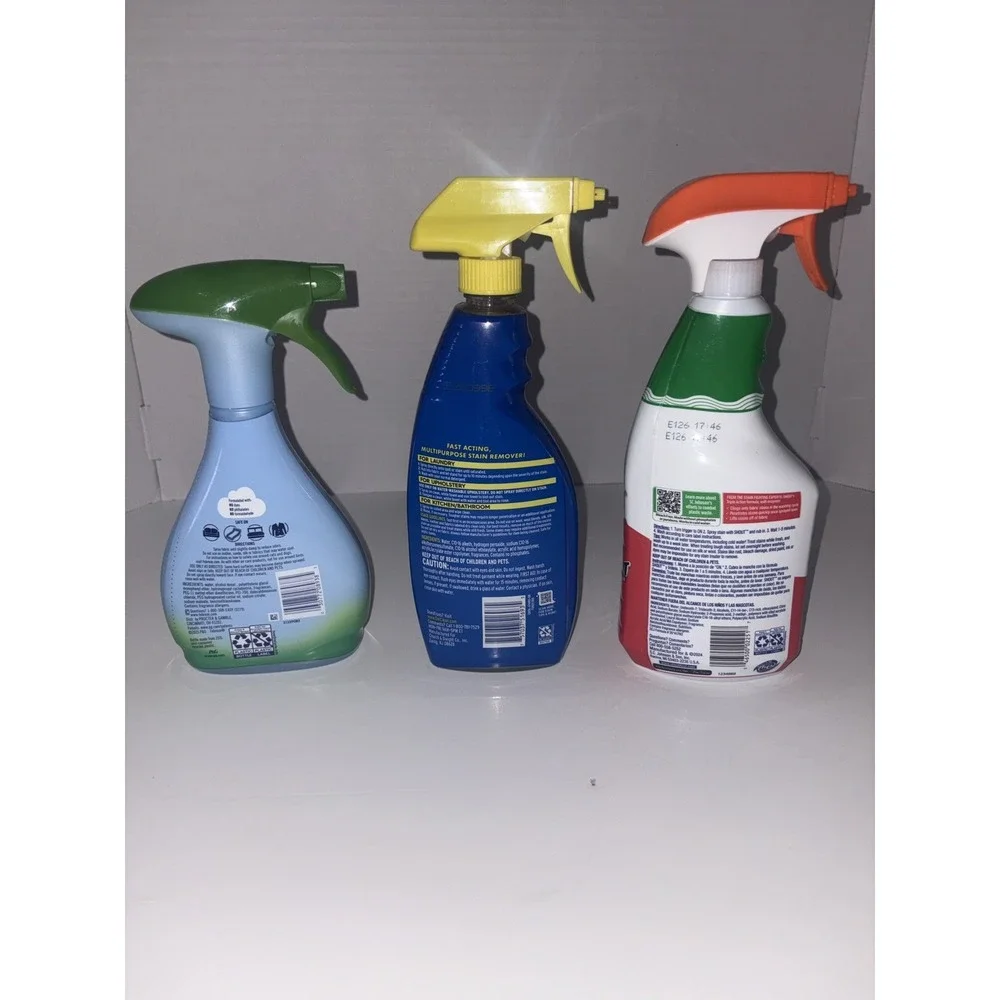 5 - Pack Cleaning Supply.  Shout - Oxi Clean - Febreze  Fabric - Air Fresher's